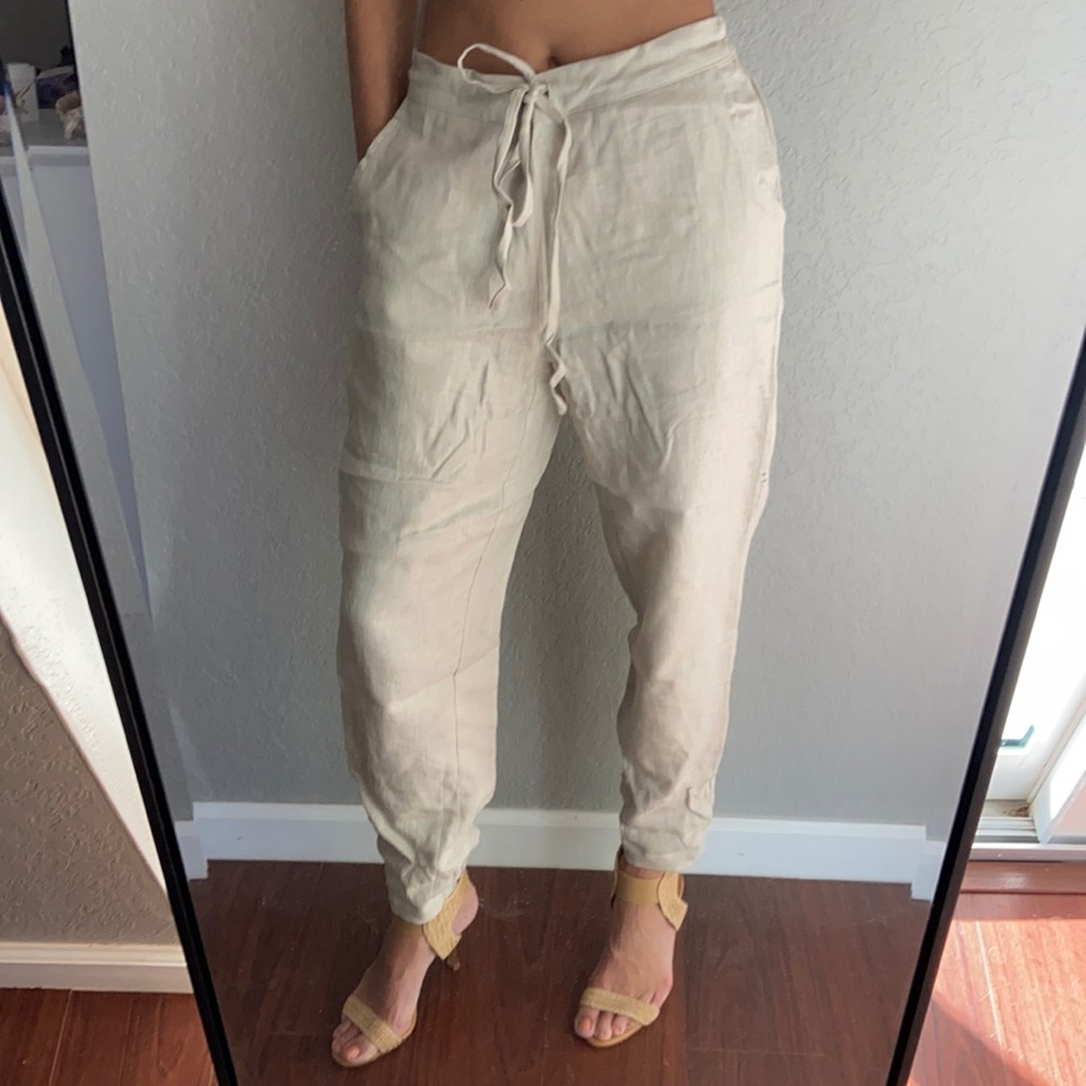 Linen Joggers